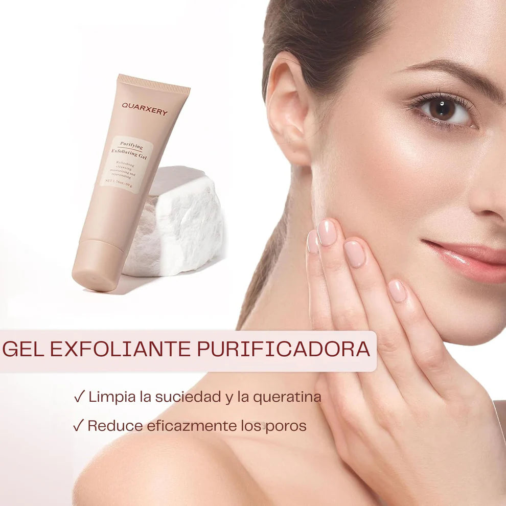 Quarxery Gel Exfoliante | Adiós a las manchas, grasa y puntos negros